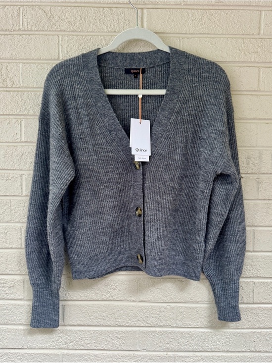 Quince Sweaters - Quince Baby Alpaca-Wool Cropped Cardigan NWT